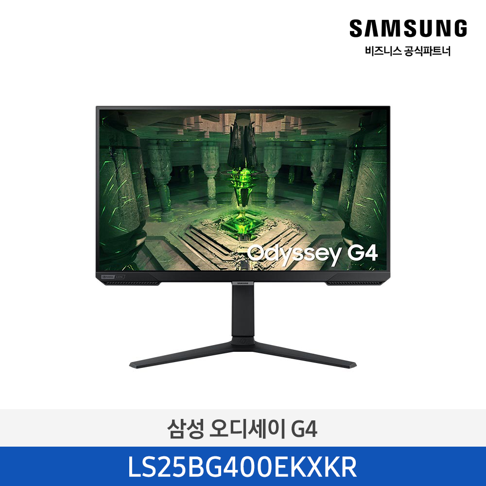 [삼성전자] 게이밍 모니터 오디세이 G4 FHD 240Hz 25인치(62.2cm) 블랙 LS25BG400EKXKR